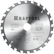 Диск пильный 210х30х24Т по дереву "Fast" (36950-210-30) KRAFTOOL