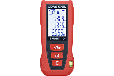 Лазерный дальномер Smart 40 (40 м, 635 нм, точность ±1.5 мм, кол-во точек: 2) (1-4-097) CONDTROL