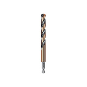 Сверло по металлу ц/х 9.0х81х125 мм, HSS, хв. HEX 1/4", класс A1 "IMPACT READY" (29652-9) KRAFTOOL