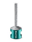 Фреза алмазная вакуумная VS DIAMOND d 8 мм М14, 50 мм, пальчиковая с конусом (29811-08) KRAFTOOL