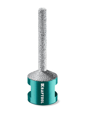 Фреза алмазная вакуумная VS DIAMOND d 8 мм М14, 50 мм, пальчиковая с конусом (29811-08) KRAFTOOL