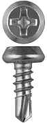 Саморез (клоп) для листового металла Ø 3.8х11 мм цинк сверло 1000шт. (4-300151-38-11) ЗУБР