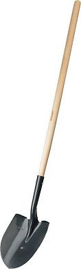 Лопата штыковая ЛСГ для земляных работ, деревянный черенок "МАСТЕР" (39575) ЗУБР