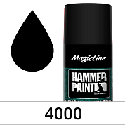 Краска по металлу (молотковая) черный 265 г. (ML4000) MAGICLINE