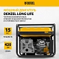 Генератор бензиновый PS-80E-3, 6,6 кВт, 400В, 25л, электростартер Denzel фото7