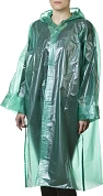 Плащ-дождевик, полиэтиленовый, зеленый цвет, S-XL (11610) STAYER