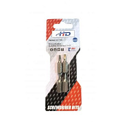 Биты шлицевые SL3х25мм 1/4" S2 (4шт) (HD-77890) H-D