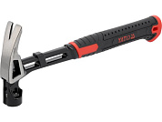 Молоток-гвоздодер 450гр, двухкомпонентная рукоятка (YT-45660) YATO