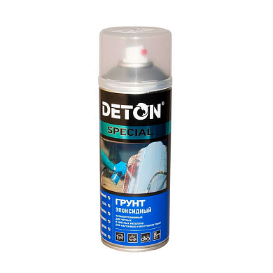 Грунт эпоксидный 1К - Серый - Аэрозоль 520мл (DTN-A07344) DETON