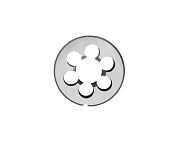 Плашка коническая дюймовая К 3/4" 9ХС (204159) HORTZ
