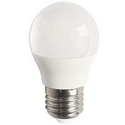 Лампа св/диодная ЭКОВАТТ G45 6.2W 4000K E27 550лм холодный белый свет шарик