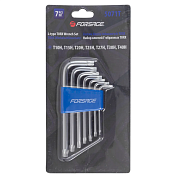 Набор ключей TORX 7пр. Т10Н-Т40Н (F-5071T) Forsage