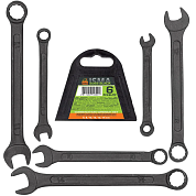 Набор ключей комбинированных 6пр.(6,8,10,12,13,14мм)(ISMA-5068 BLACK) ISMA