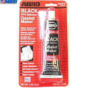 Автогерметик силиконовый черный (12-AB) ABRO