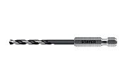 Сверло по металлу ц/х 4.5х43х103 мм, HSS, хв. HEX 1/4", класс A1 "IMPACT READY" (29603-4.5) STAYER