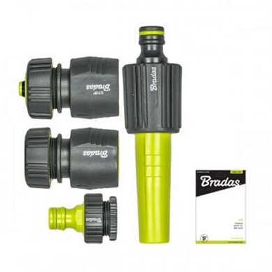 Набор поливочный 1/2" - 5/8" 4пр. LIME LINE SOFT (LE-S5500-12K) BRADAS