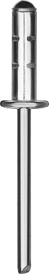 Заклепка вытяжная алюминий/сталь Ø 4.8x16 мм, многозажимная, 500шт. (311702-48-16) KRAFTOOL