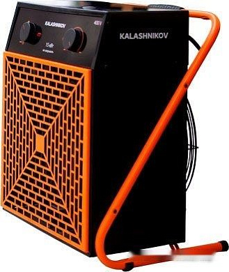 Пушка тепловая электрическая KVF-E9-32 (9 кВт, 850 м3/ч, 100м2, 380В) KALASHNIKOV