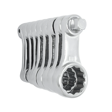 Ключи накидные односторонние, 9пр. 1/2"-13/16" (DS-KT5095P) DISEN