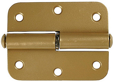 Петля накладная стальная "ПН-85", цвет белый, левая, 85мм (37641-85L)