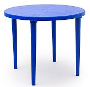 Стол круглый 900*710мм синий (130-0022) СПГ