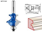 Фреза кром. фигурная №6, D= 34,9мм, раб. дл.-27,1мм, хв.-8мм, d-12,7мм (28717-34.9) ЗУБР