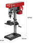 Станок сверлильный ЗСС-450 (450Вт, 12 скор., патрон 16мм, ход 60мм, посадка В16(МТ2)) ЗУБР фото3