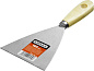 Шпательная лопатка стальная 100 мм, дер. рук. (1000-100_z01) MIRAX фото3