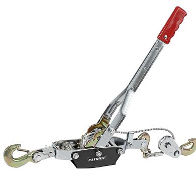 Лебедка ручная рычажная WH 4000R (трос 3м Ø 6мм 4,0т крюк 3) PATRIOT