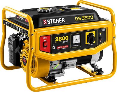 Генератор бензиновый GS-3500, 2800 Вт STEHER