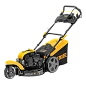 Газонокосилка бенз GLT-460SP-T, Trike 150 см3, 46 см, привод, панель, 60л Denzel фото2