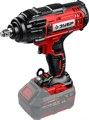 Гайковерт ударный аккум. ГУЛ-410 (18.0 В, без АКБ и ЗУ, 1/2", 400 Нм, кор.) ЗУБР