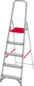 Лестница-стремянка алюм. профес. NV3110 (5 ступ. 103/172см, 5.7кг) Новая высота