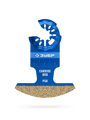 Полотоно CARBIDE ВК8 Р50 70x2.2мм с тв. крошк.: керам., кирпич, пенобетон (15580-70-2.2) ЗУБР
