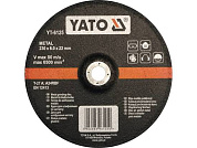 Круг обдирочный 230х6.0х22.23 мм для металла (YT-6125) YATO