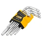 Ключи Г-образные TORX с отверстием, 9пр. Т10Н-Т50Н (JCB-5098T) JCB фото3