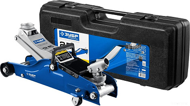 Домкрат гидравлический подкатной, 2.5т., 90-360 мм, T65 "Профессионал" (43057-2.5) ЗУБР