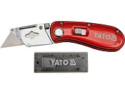 Нож с выдвижным трапециевидным лезвием (6 шт.) SK5 (YT-7534) YATO