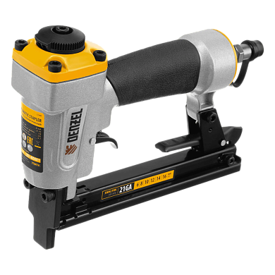 Степлер пневм. PS8016 для прямоугольных скоб 21GA от 6 до 16 мм Denzel