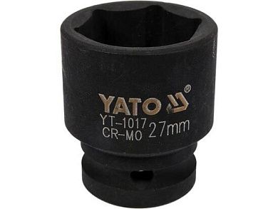 Головка ударн. 1/2" 27мм, L=43мм, 6гр. CrMo (YT-1017) YATO
