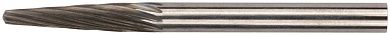 Шарошка карбидная, штифт 3мм (мини), коническая с закруглением (F_36585) FIT