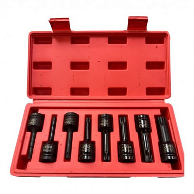 Головки-насадки ударн. 1/2", TORX, Т30-T80, 8 пр. (HD-1065) H-D