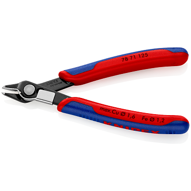 Кусачки боковые (бокорезы) прециз. Electronic Super Knips, 125мм (7871125) KNIPEX