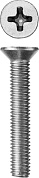 Винт с потайной головкой DIN 965, кл. пр. 4.8, M5х30мм, цинк, 5кг (303110-05-030) ЗУБР