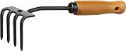 Грабли 4-хзубые "PROLine" с деревянной ручкой, , 64х100х270мм (421515) GRINDA