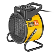 Пушка тепловая, керамический нагреватель (тепловентилятор) DHC 3-150, 230В, 0,025/1,5/3 кВт Denzel