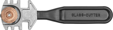 Стеклорез "ЭКСПЕРТ" роликовый, 3 режущих элемента, с пластмассовой ручкой (3360_z01) ЗУБР