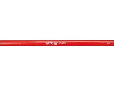 Карандаш столярный красный 245мм (144шт.)(YT-6926) YATO