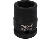 Головка ударн. 1/2" 19мм, L=39мм, 6гр. CrMo (YT-1009) YATO