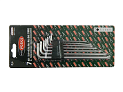 Набор ключей TORX экстра длинных 7пр.(Т10,Т15,Т20,Т25,Т27,Т30,Т40)(RF-5071XL) RockFORCE